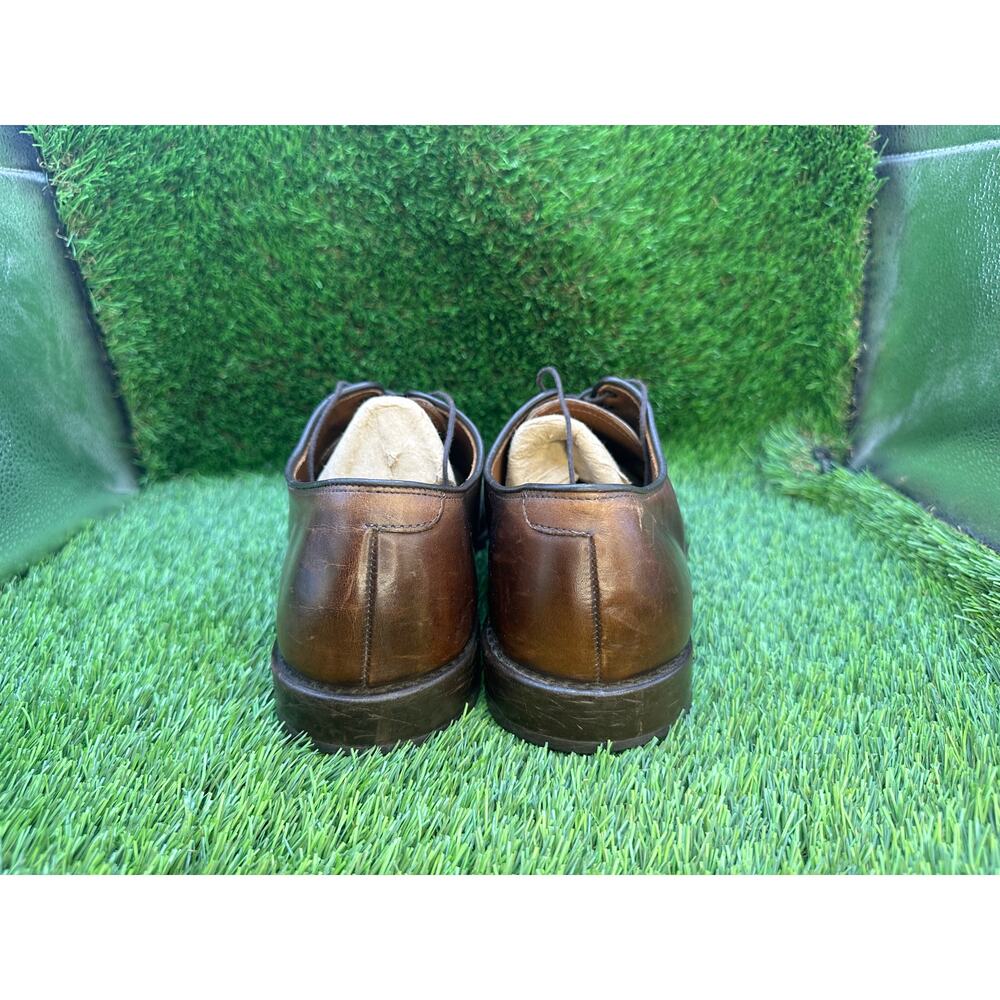 Allen Edmonds Fifth Avenue Oxford Dress Shoes Men's 9.5 Brown Leather Cap Toe - Picture 6 of 15